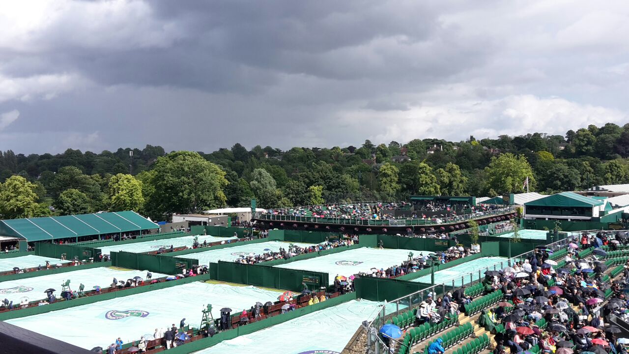 Anna Lena Friedsam Tennisplätze in Wimbledon